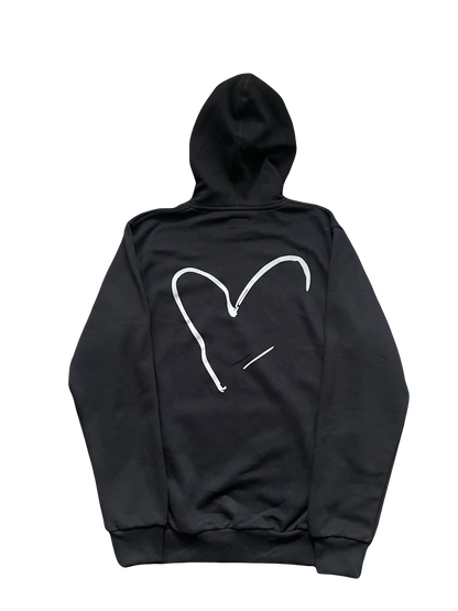 Black Heart Hoodie