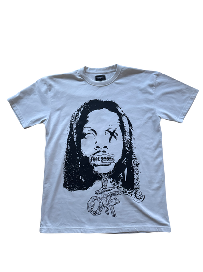 White Free Smurk T-shirt